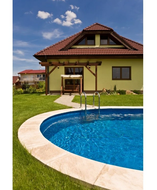 Piscine hors sol 4m Ibiza kit complet filtre sable et échelle