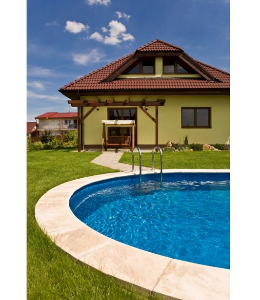 Piscine hors sol 6m Ibiza kit complet avec filtre à sable et échelle