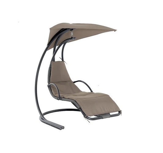 Balancelle de Jardin avec Auvent et Coussins Fauteuil Suspendu Extérieur