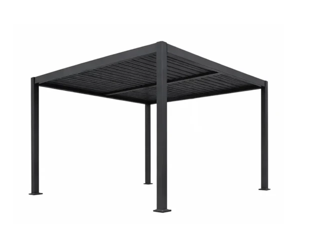 Pergola Bioclimatique 3x3 Aluminium Anthracite