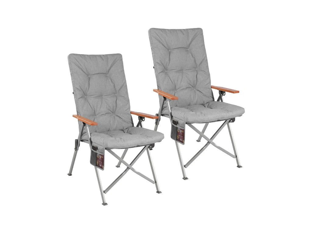 Chaise pliante camping inclinable rembourrée 4 positions
