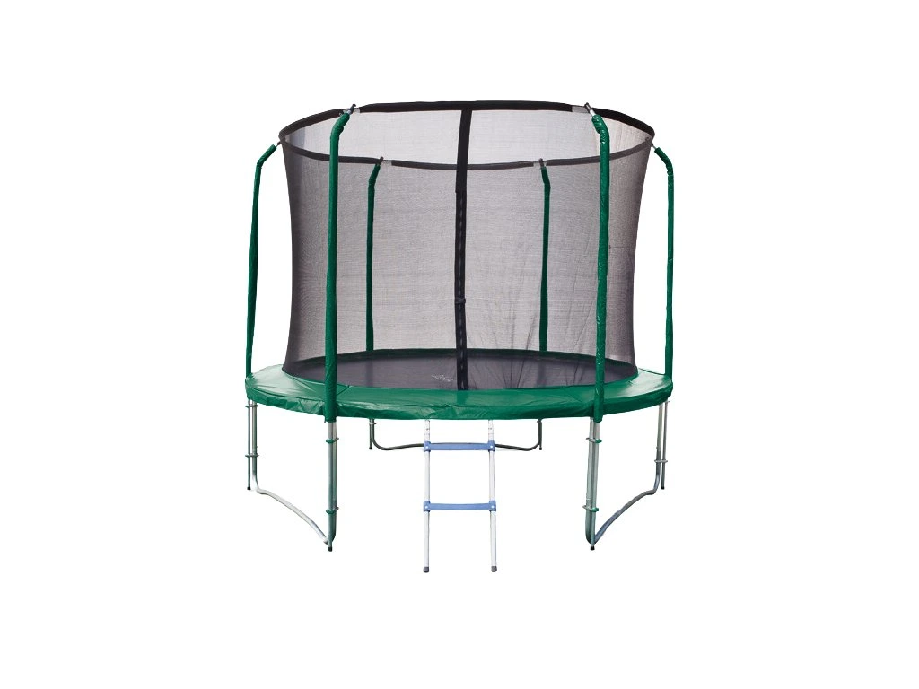 Trampoline Jardin 305 cm avec Filet et Échelle