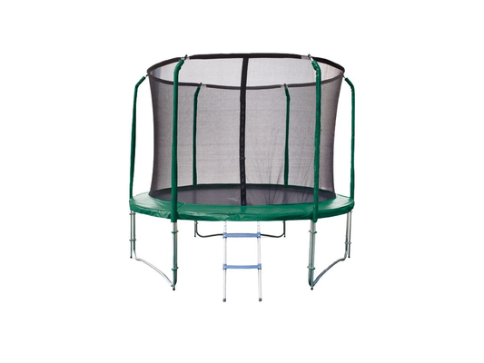 Trampoline Jardin 305 cm avec Filet et Échelle