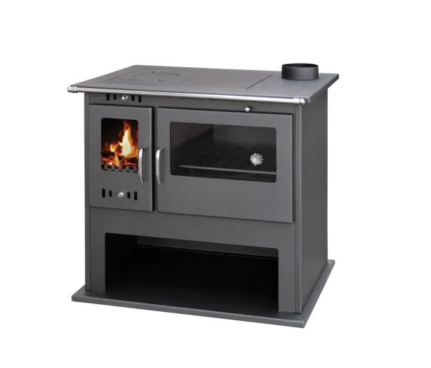 Cuisinière à bois Viki Lux 10,5 kW avec four VICTORIA
