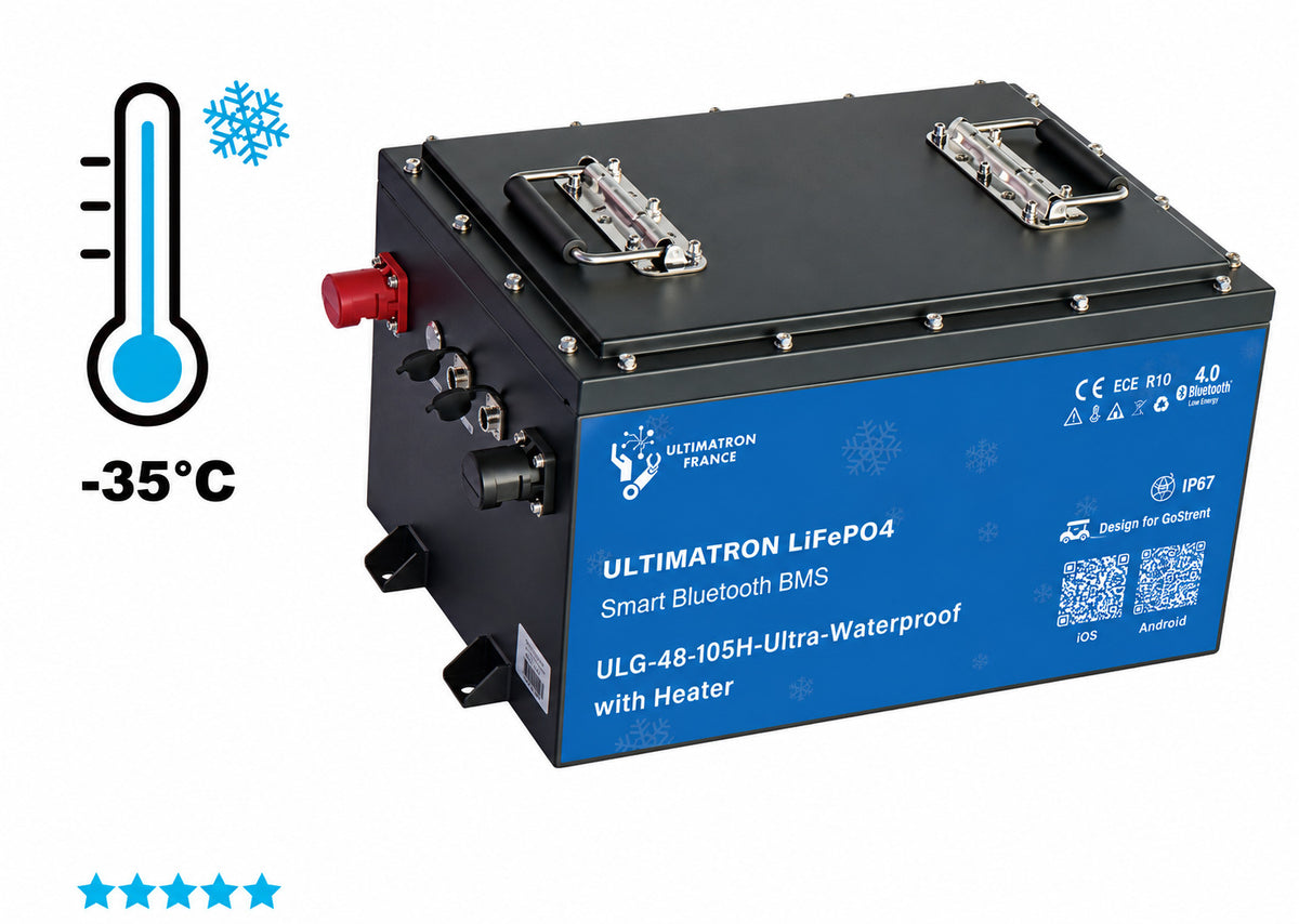 Batterie lithium golf 48 V 105 Ah LiFePO4 Ultimatron