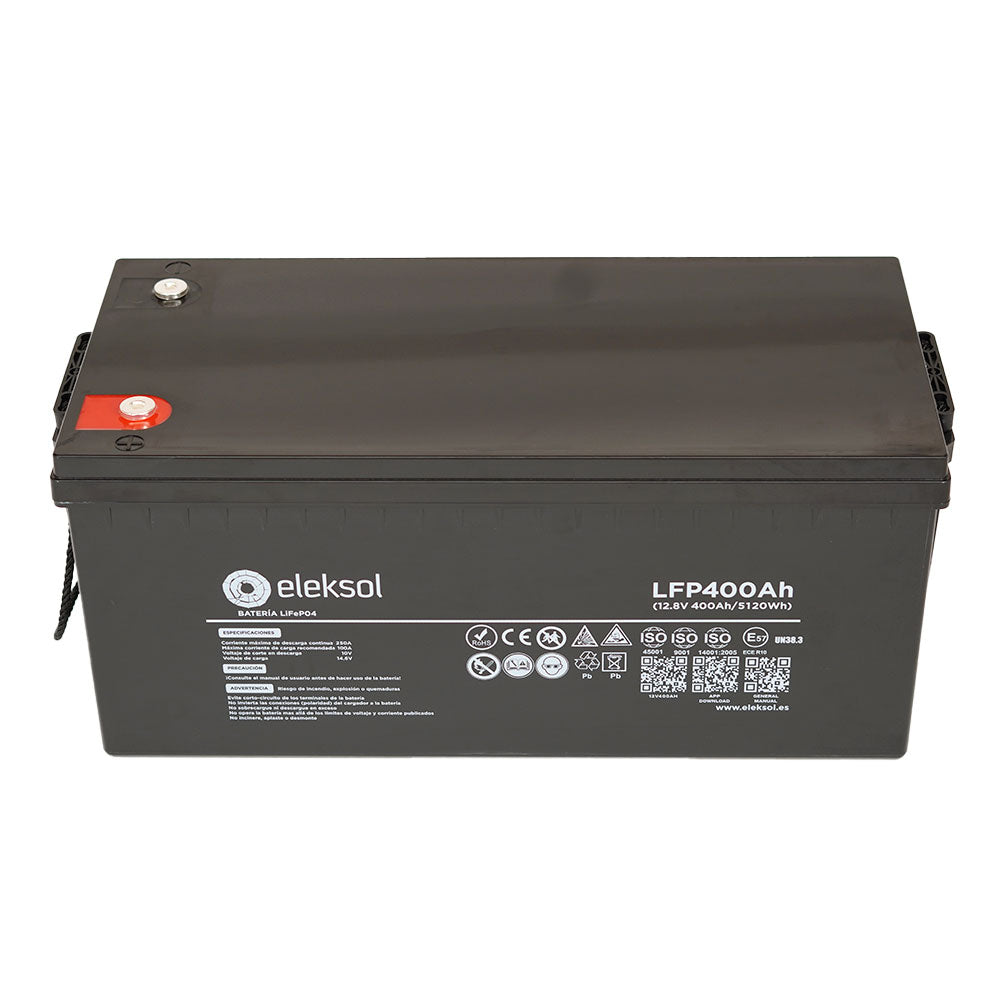 Batterie LiFePO4 Eleksol 12,8V 400Ah Bluetooth BMS 5120Wh