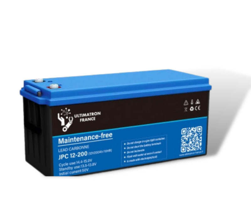 Batterie plomb-carbone JPC12-200 12 V 200 Ah