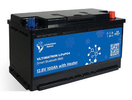 Batterie lithium 100Ah sous siège chauffante Ultimatron