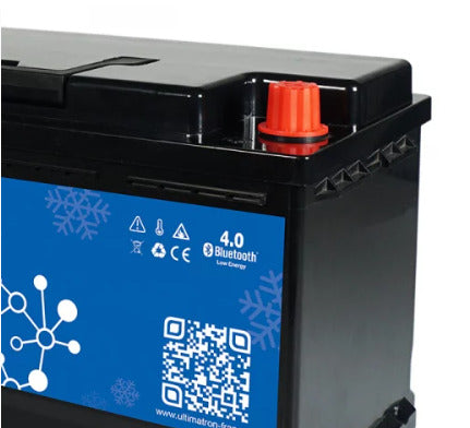 Batterie lithium 100Ah sous siège chauffante Ultimatron