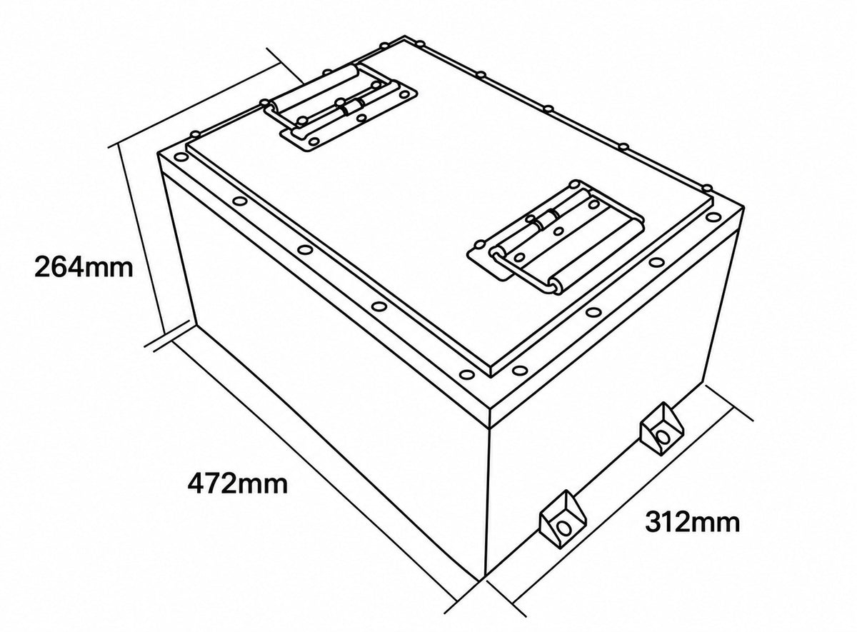 Batterie lithium golf 48 V 105 Ah LiFePO4 Ultimatron