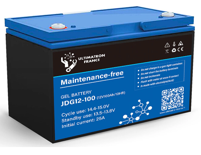 Batterie GEL à décharge profonde ULTIMATRON 100 Ah 12 V