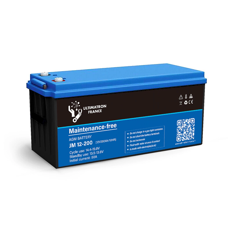 Batterie ULTIMATRON 200 Ah 12 V AGM à décharge profonde