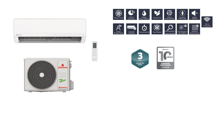Climatiseur Johnson LICEO 25 WiFi Inverter A++ 2236 frigories