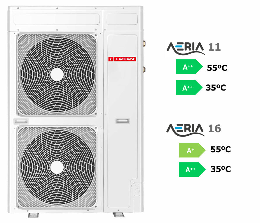 Aérothermie AERIA 16kW LASIAN Monobloc Chauffage Climatisation ECS