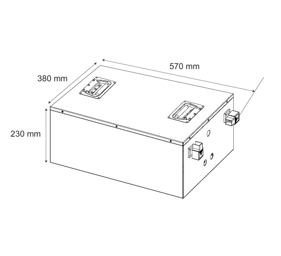 Batterie lithium LiFePO4 51,2 V 200 Ah Ultimatron