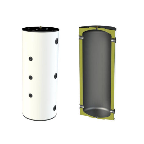 Ballon tampon 200 L pour pompe à chaleur THERMIWORLD