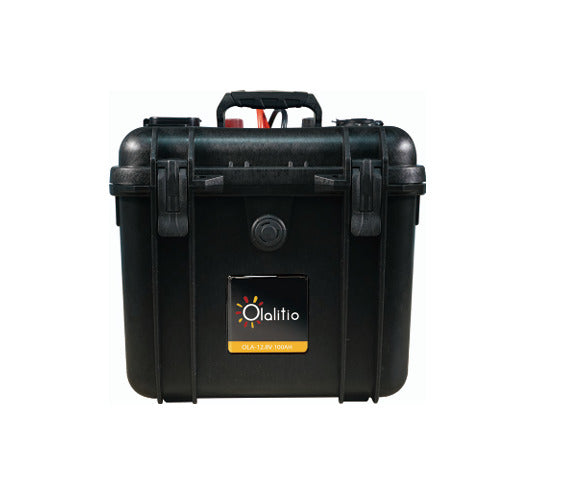Batterie LiFePO4 12V 100Ah IP65 Bluetooth OLALITIO