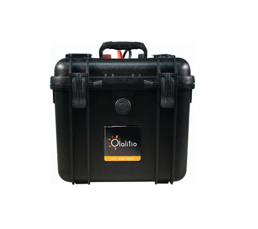 Batterie LiFePO4 12V 100Ah IP65 Bluetooth OLALITIO