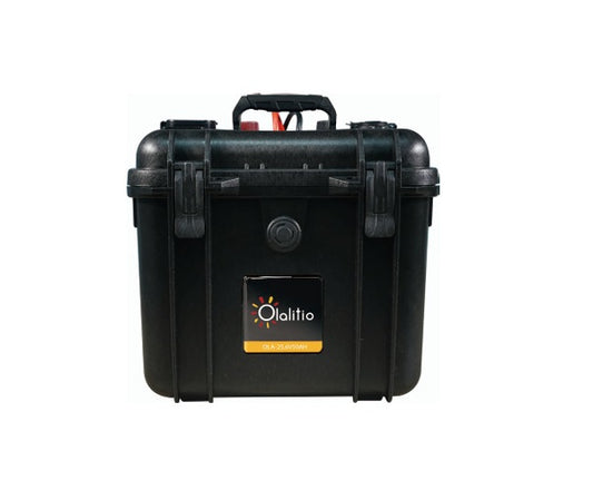 Batterie LiFePO4 24V 50Ah Bluetooth IP65 OLALITIO