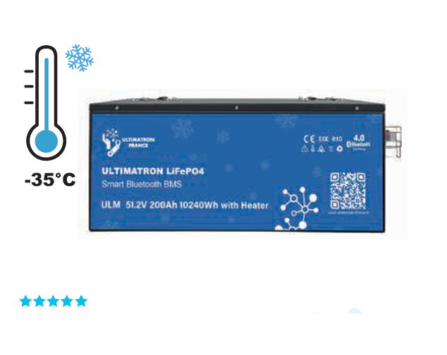Batterie lithium LiFePO4 51,2 V 200 Ah Ultimatron