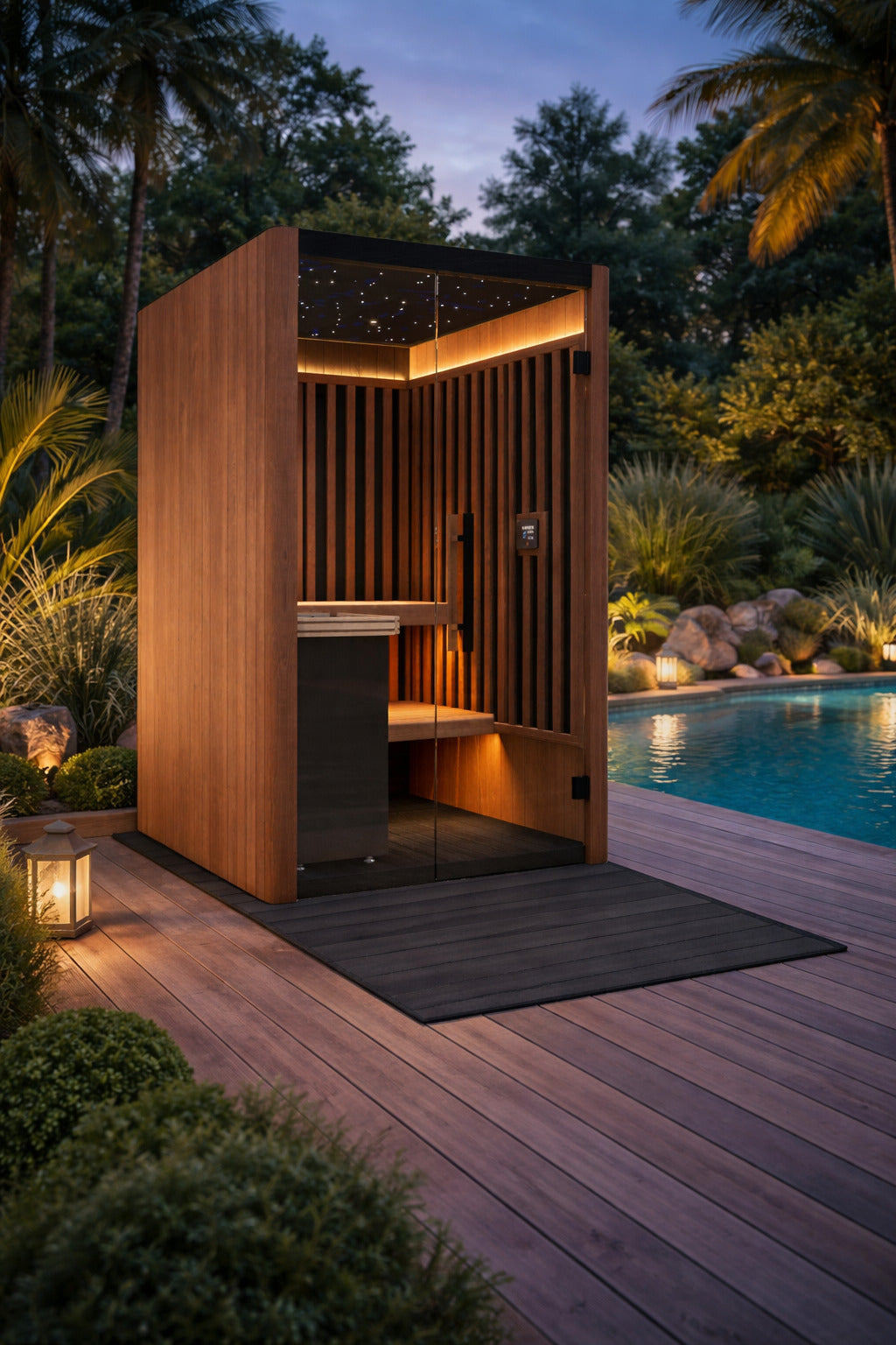 Sauna combiné OKA Fusion Synergy 2 4,5 kW, 2 places