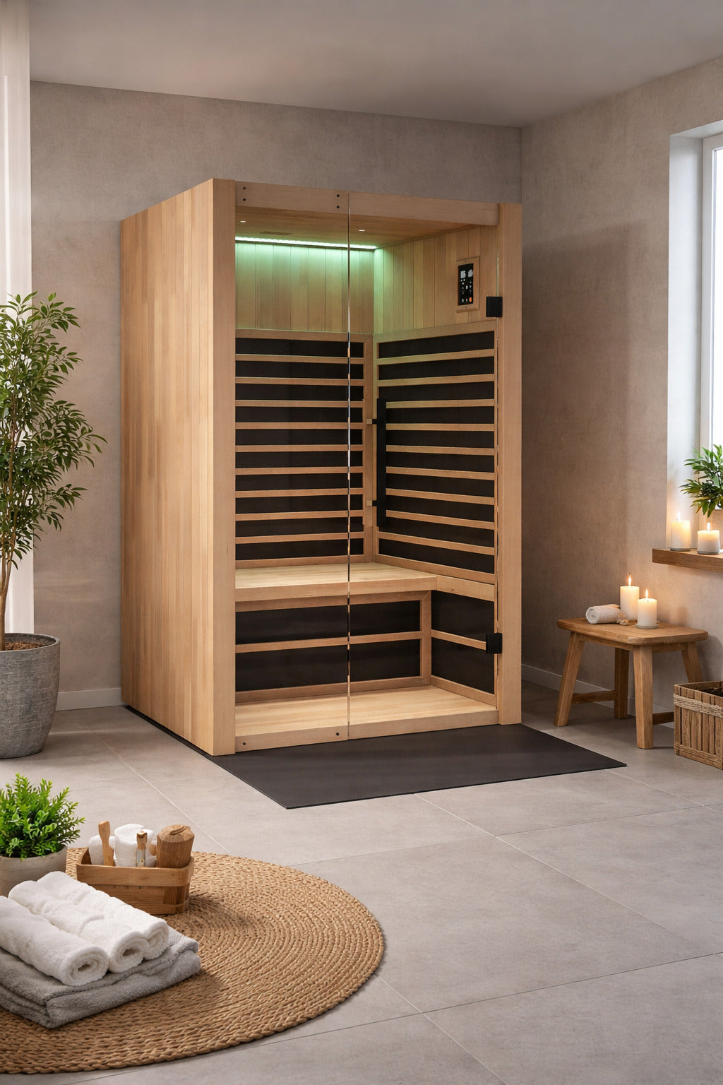 Sauna infrarouge 2 places intérieur Infralite 2 1880W