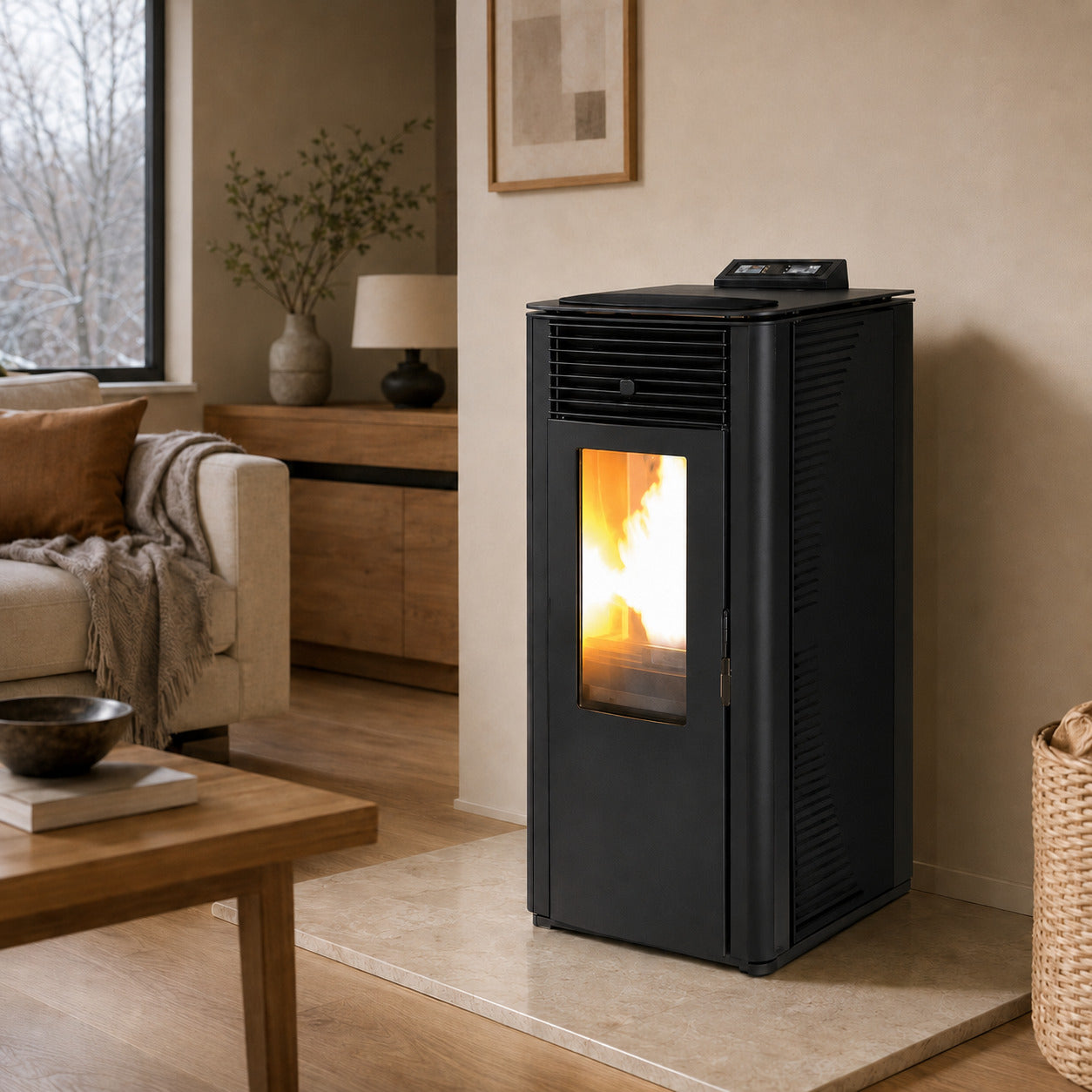 Poêle à granulés hydro 24 kW Confortis 560 m³
