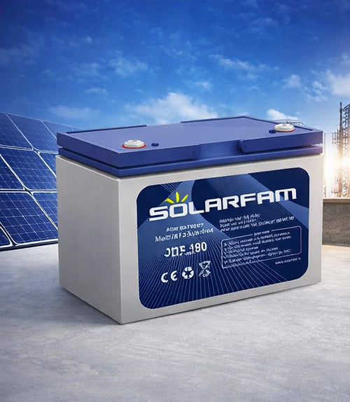 Batterie AGM 12V 100Ah SolarFam JM12-100 Cycle Profond