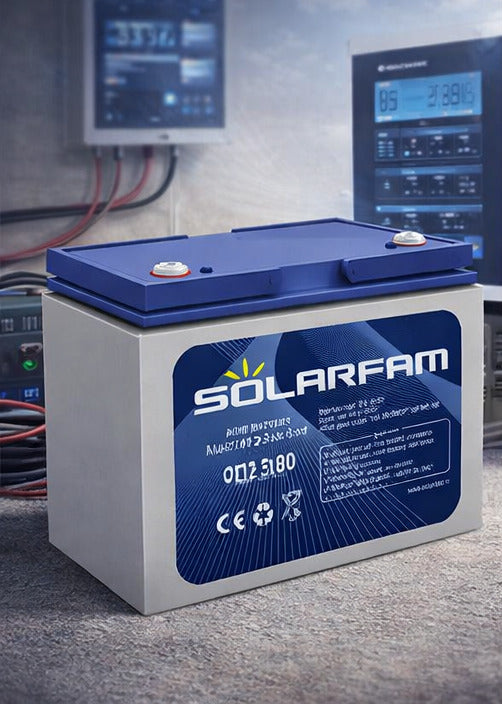 Batterie AGM 12V 100Ah SolarFam JM12-100 Cycle Profond