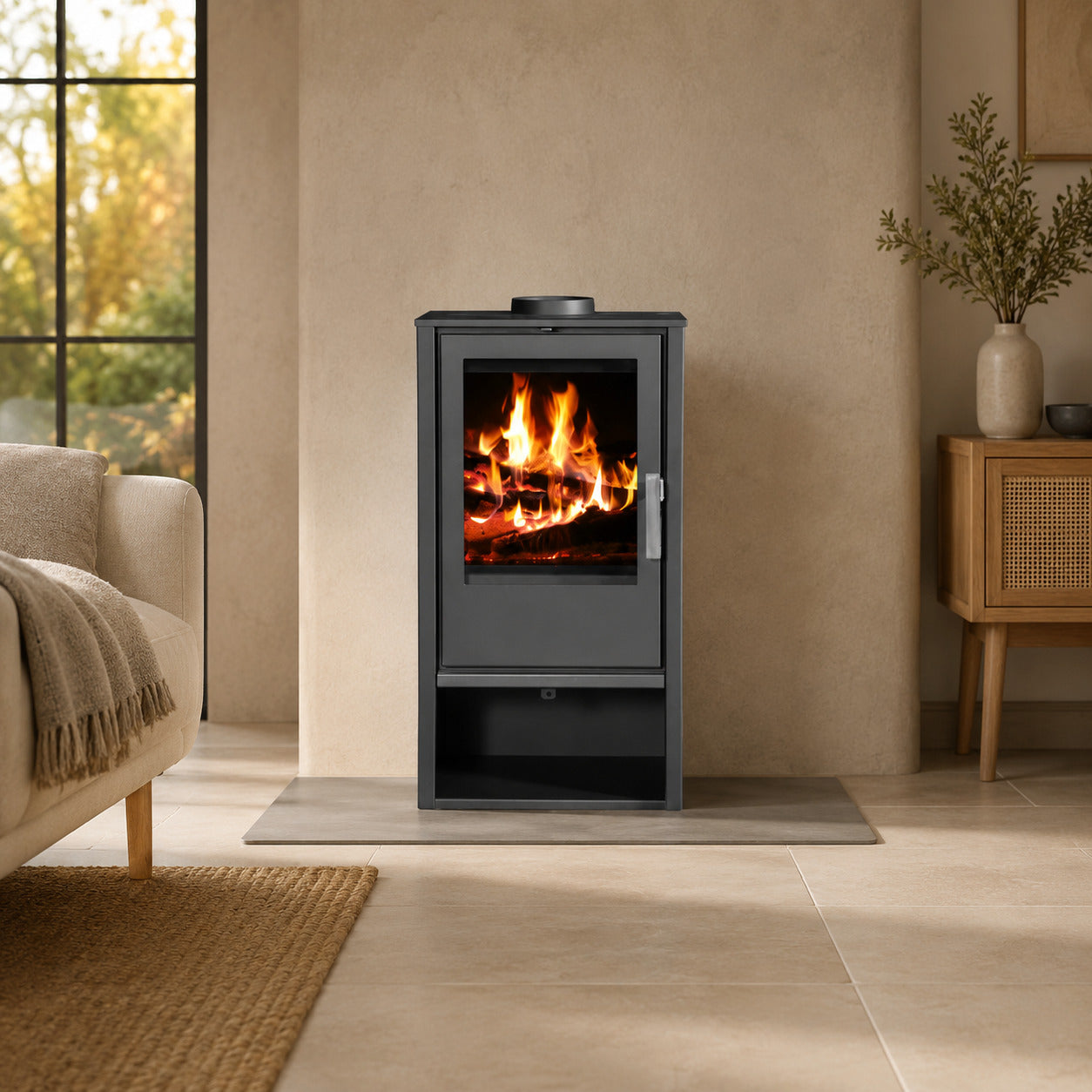 Poêle à bois VICTORIA Capri 7,6 kW Classe A+