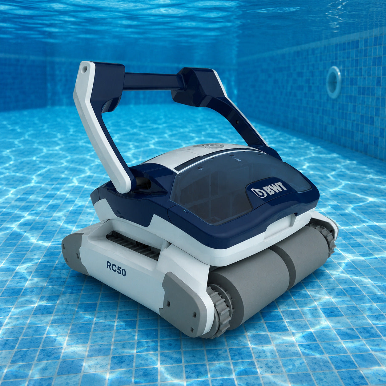 Robot Piscine Électrique BWT RC50 Nettoyage Fond Parois Ligne d’Eau