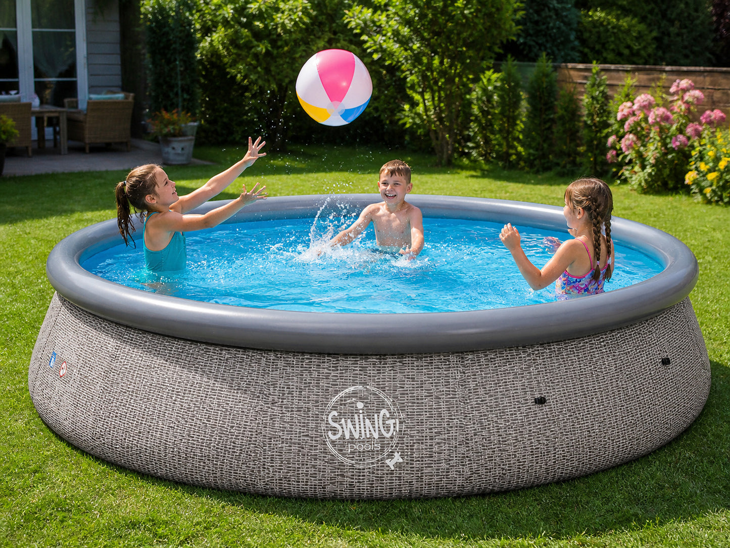 Pompe à chaleur piscine 150m³ 300T Inverter triphasée haute puissance