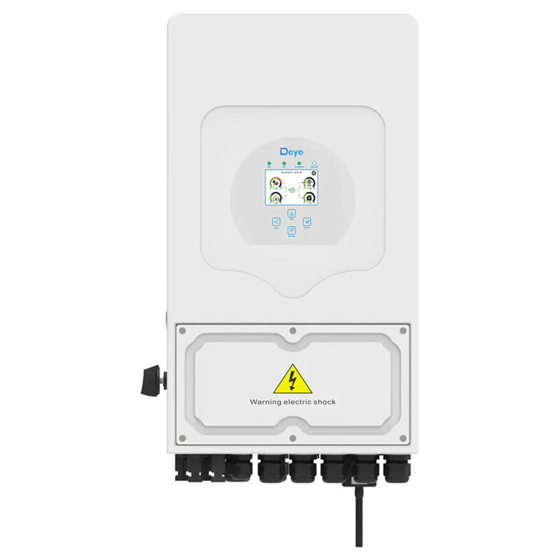 Onduleur Hybride Deye 6kW 48V Monophasé Double MPPT pour Autoconsommation