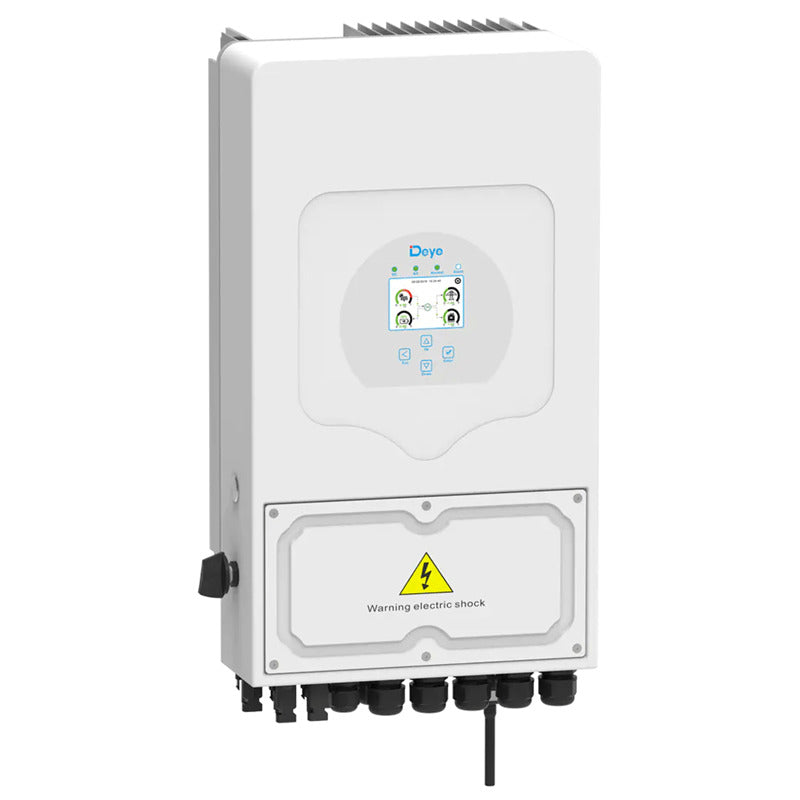 Onduleur Hybride Deye 6kW 48V Monophasé Double MPPT pour Autoconsommation