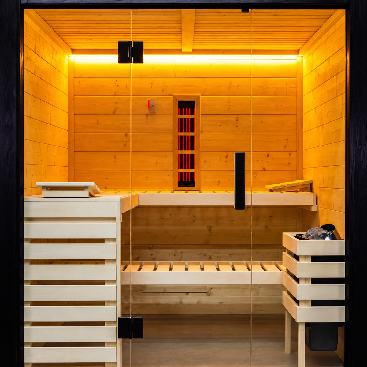 Sauna hybride FAMILY LARGE Harvia et infrarouge