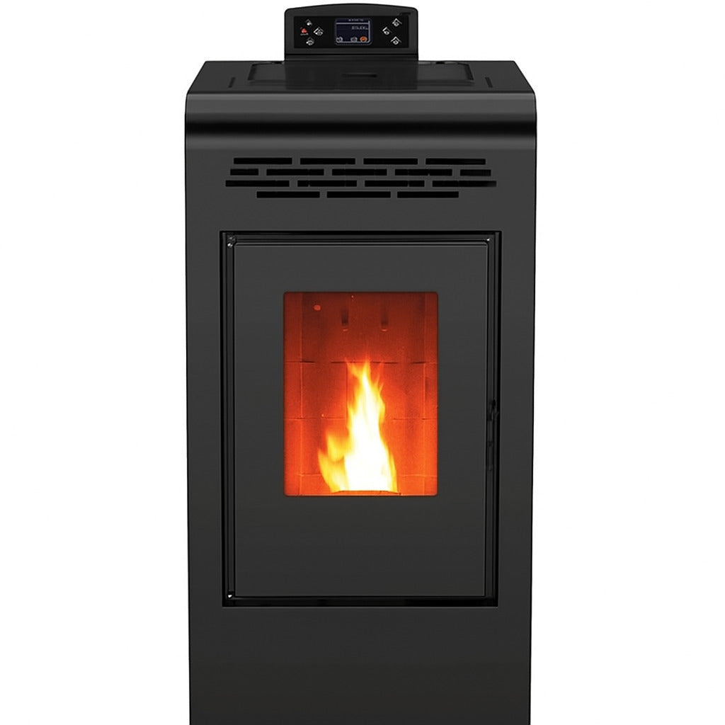 Poêle à granulés ELITE 9 kW blanc Jusqu’à 150 m³