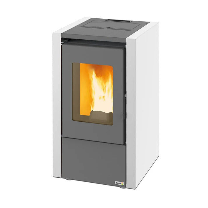 Poêle à granulés blanc Terra Basic 6,4 kW