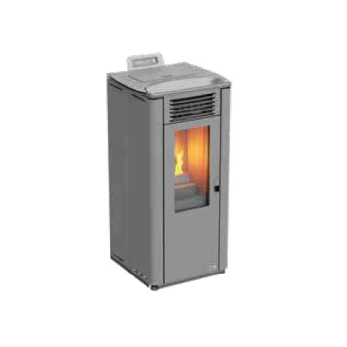 Poêle à granulés Terra Basic 9KW Gris à chauffage efficace