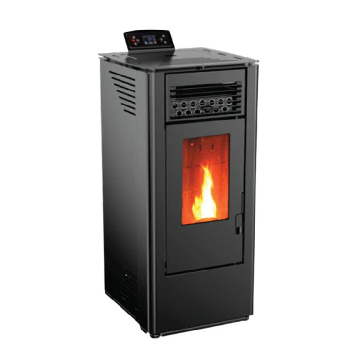 Poêle à granulés noirs ELITE 10 kW, jusqu'à 180 m³
