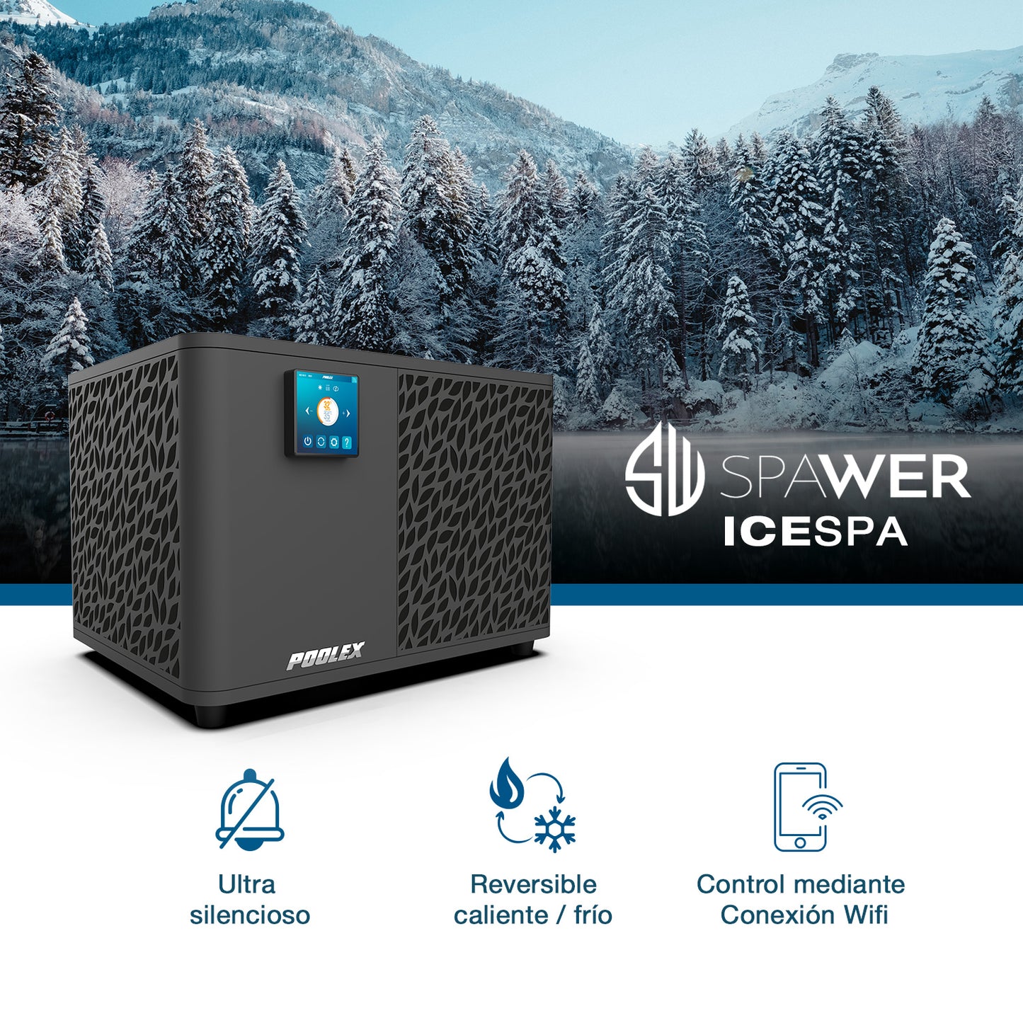 Pompe à chaleur Spawer IceSpa pour spas jusqu'à 1,5 m3