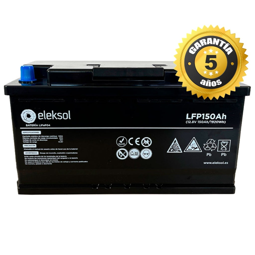 Batterie Lithium LiFePO4 Eleksol 150Ah Bluetooth 1920Wh
