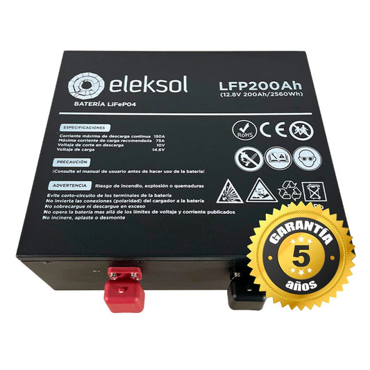 Batterie Lithium LiFePO4 Eleksol 12,8V 200Ah Bluetooth