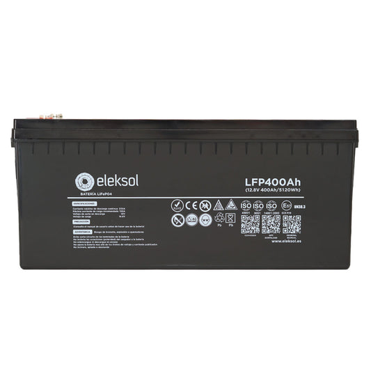 Batterie LiFePO4 Eleksol 12,8V 400Ah Bluetooth BMS 5120Wh