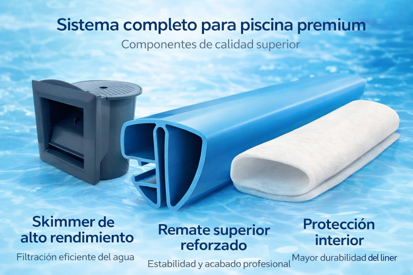 Piscine Ibiza ronde 4,60 x 1,20 m en acier galvanisé