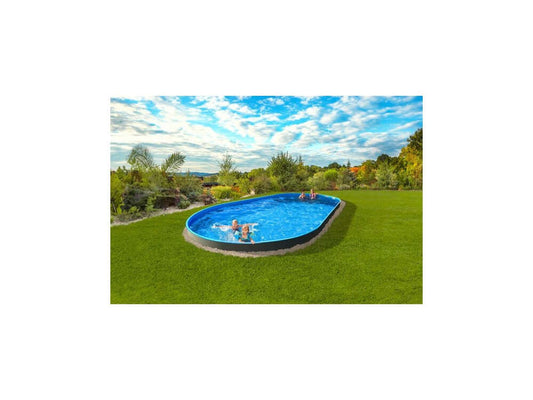 Piscina Ibiza Ovalada 7 x 3,5 x 1,50 m con clorador
