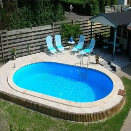 Piscina Ibiza para enterrar 525x320x150 cm completa