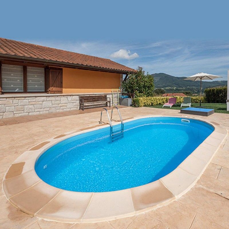 Piscine Ovale Ibiza 7 x 3,5 x 1,50 m complète