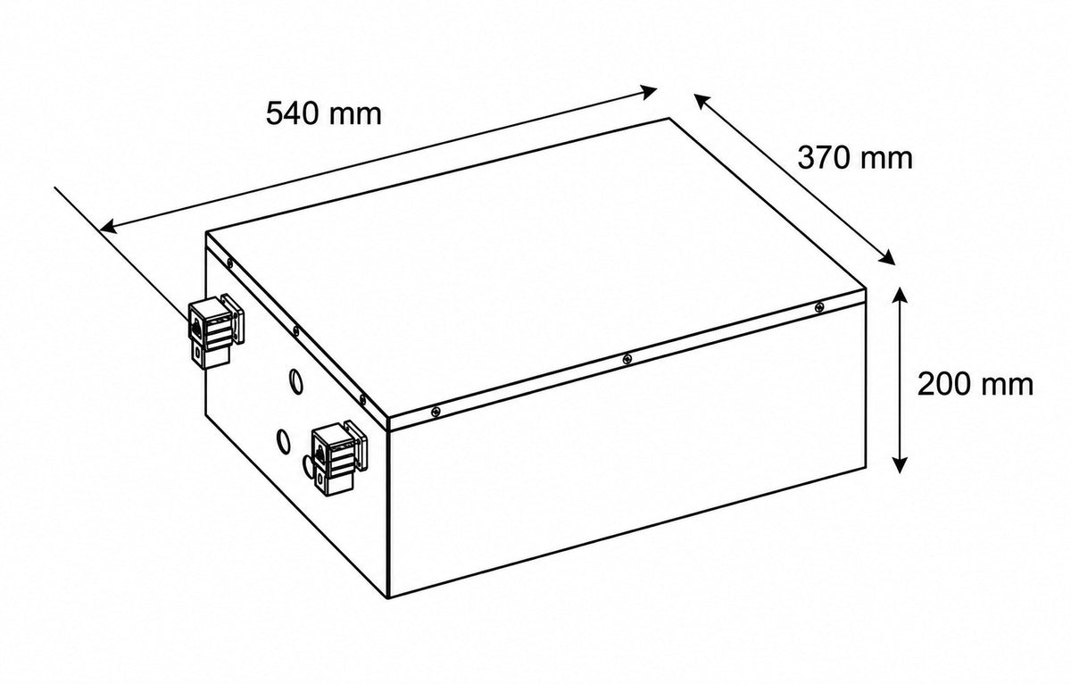 Batterie LiFePO4 Ultimatron 51,2 V 150 Ah Bluetooth