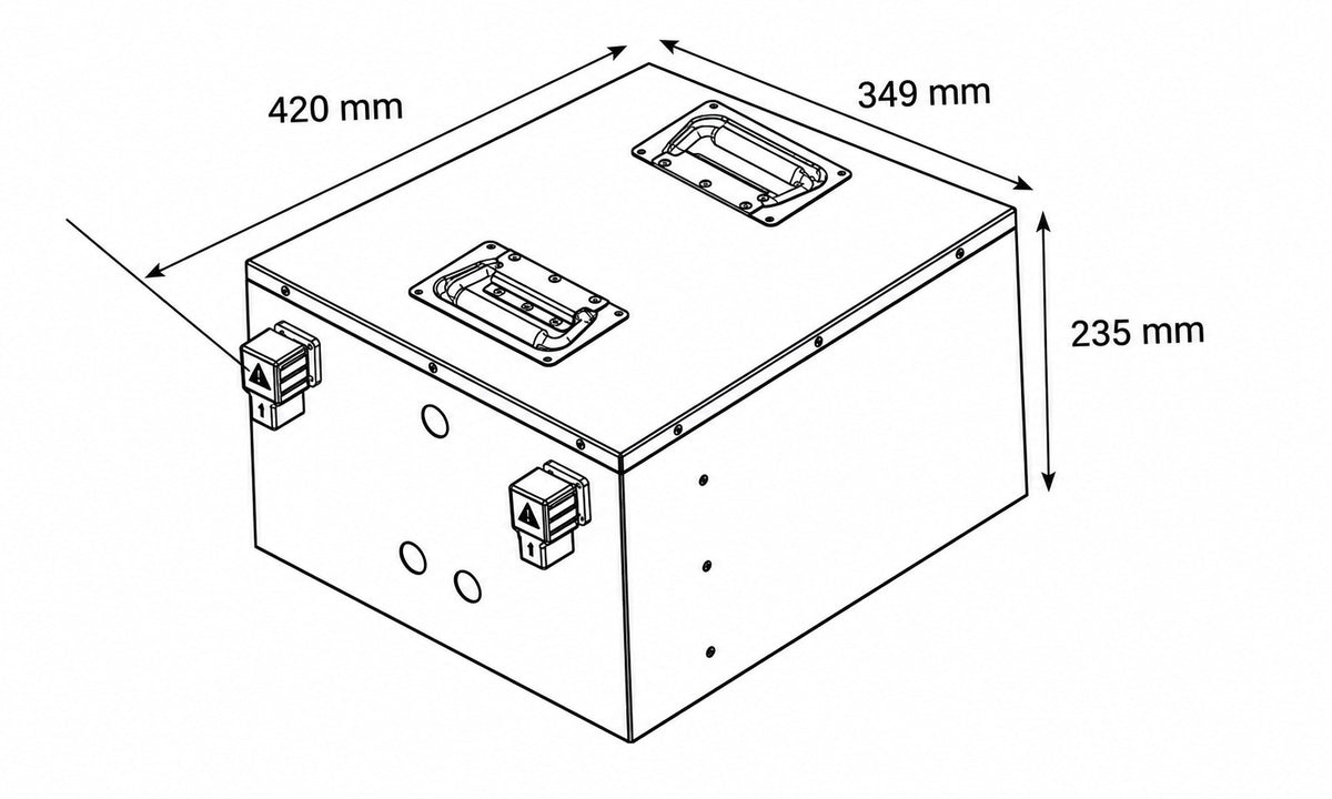 Batterie lithium Ultimatron 51,2 V 100 Ah LiFePO4