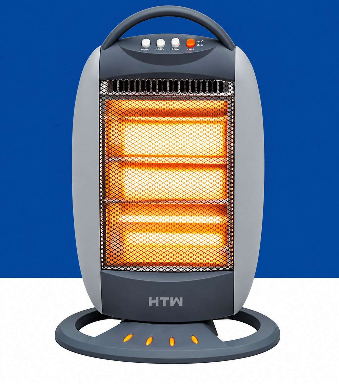 Chauffage d'Appoint Halogène HTW 1200W Oscillant